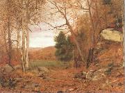 Jervis Mcentee Autumn Landscape oil
